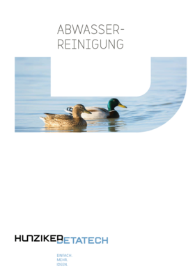 Broschüre Abwasser Reinigung