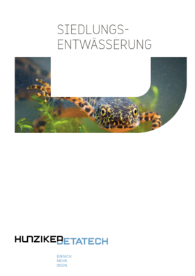 Broschüre Siedlungsentwässerung