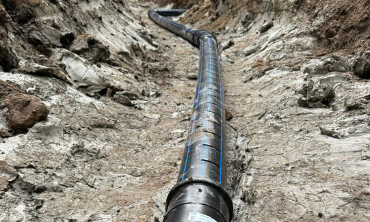 Neues Quellwasserpumpwerk