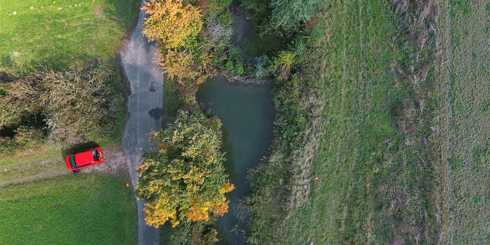 Hochaufgelöste Drohnenaufnahmen