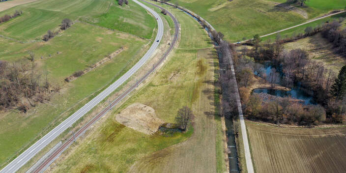 (Noch) Verbauter Abschnitt der Birse